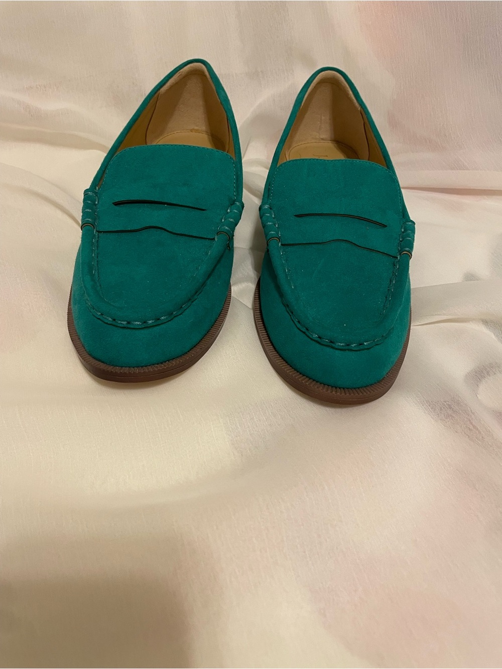 J Crew Suede penny loafer - Picture 2 of 6